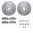 Dynamite Friction 7512-99597 Disc Brake Kit - Front