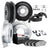 Dynamite Friction 7514-76006 Disc Brake Pad and Rotor / Drum Brake Shoe and Drum Kit - Front and Rear