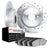Dynamite Friction 7602-20013 Disc Brake Kit - Rear