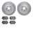 Dynamite Friction 7602-20023 Disc Brake Kit - Rear