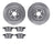 Dynamite Friction 7602-27048 Disc Brake Kit - Rear