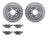 Dynamite Friction 7602-31031 Disc Brake Kit - Rear