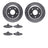 Dynamite Friction 7602-52000 Disc Brake Kit - Rear