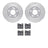 Dynamite Friction 7602-63028 Disc Brake Kit - Rear