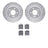 Dynamite Friction 7602-63036 Disc Brake Kit - Rear