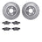 Dynamite Friction 7602-63048 Disc Brake Kit - Rear