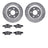 Dynamite Friction 7602-63051 Disc Brake Kit - Rear