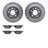 Dynamite Friction 7602-65009 Disc Brake Kit - Rear