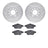 Dynamite Friction 7602-65012 Disc Brake Kit - Front