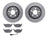 Dynamite Friction 7602-74019 Disc Brake Kit - Front