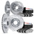 Dynamite Friction 7604-07000 Disc Brake Kit - Front and Rear