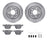Dynamite Friction 7612-31038 Disc Brake Kit - Rear