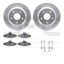 Dynamic Friction 7612-52000 Disc Brake Kit - Rear