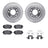 Dynamite Friction 7612-54014 Disc Brake Kit - Rear