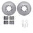 Dynamite Friction 7612-63018 Disc Brake Kit - Front