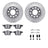 Dynamite Friction 7612-74059 Disc Brake Kit - Rear