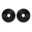 Dynamite Friction 8002-03047 Disc Brake Rotor Set - Rear