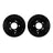 Dynamite Friction 8002-03052 Disc Brake Rotor Set - Rear