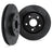 Dynamite Friction 8002-26004 Disc Brake Rotor Set - Rear
