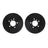 Dynamite Friction 8002-31001 Disc Brake Rotor Set - Front