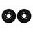 Dynamite Friction 8002-31025 Disc Brake Rotor Set - Front