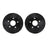 Dynamite Friction 8002-40044 Disc Brake Rotor Set - Front