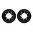 Dynamite Friction 8002-40095 Disc Brake Rotor Set - Rear