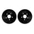 Dynamite Friction 8002-42021 Disc Brake Rotor Set - Front