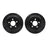 Dynamite Friction 8002-42028 Disc Brake Rotor Set - Rear