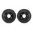 Dynamite Friction 8002-47030 Disc Brake Rotor Set - Front