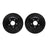 Dynamite Friction 8002-47033 Disc Brake Rotor Set - Front