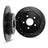 Dynamite Friction 8002-47044 Disc Brake Rotor Set - Front
