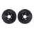 Dynamite Friction 8002-47059 Disc Brake Rotor Set - Rear