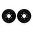 Dynamite Friction 8002-48004 Disc Brake Rotor Set - Front