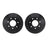 Dynamite Friction 8002-54095 Disc Brake Rotor Set - Front