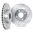Dynamite Friction 8002-54129 Disc Brake Rotor Set - Front