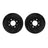 Dynamite Friction 8002-59020 Disc Brake Rotor Set - Front
