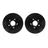Dynamite Friction 8002-59036 Disc Brake Rotor Set - Front