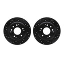 Dynamic Friction 8002-59050 Disc Brake Rotor Set - Rear