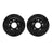 Dynamite Friction 8002-59050 Disc Brake Rotor Set - Rear