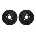 Dynamic Friction 8002-59069 Disc Brake Rotor Set - Rear