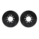 Dynamic Friction 8002-63009 Disc Brake Rotor Set - Front