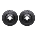 Dynamic Friction 8002-63129 Disc Brake Rotor Set - Rear