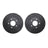 Dynamite Friction 8002-67005 Disc Brake Rotor Set - Front