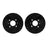 Dynamite Friction 8002-67066 Disc Brake Rotor Set - Front