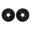 Dynamic Friction 8002-67082 Disc Brake Rotor Set - Rear