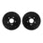 Dynamite Friction 8002-67082 Disc Brake Rotor Set - Rear