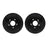 Dynamite Friction 8002-67086 Disc Brake Rotor Set - Rear