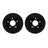 Dynamite Friction 8002-67089 Disc Brake Rotor Set - Rear