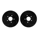 Dynamic Friction 8002-67091 Disc Brake Rotor Set - Rear
